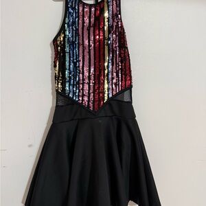 Weissman Multicolor Sequin Dance Costume